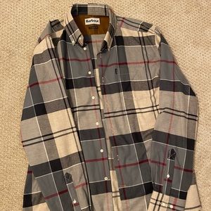 Men’s Barbour Flannel Shirt; Plaid; Sz XL